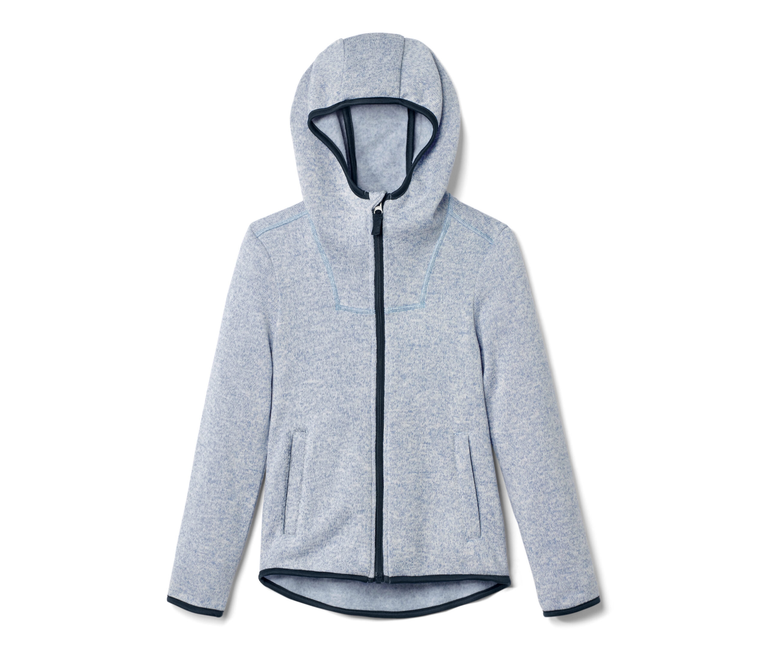 Tchibo - Detská bunda z pleteného flísu - pre dámy - veľ. 122/128 - farba: modrá