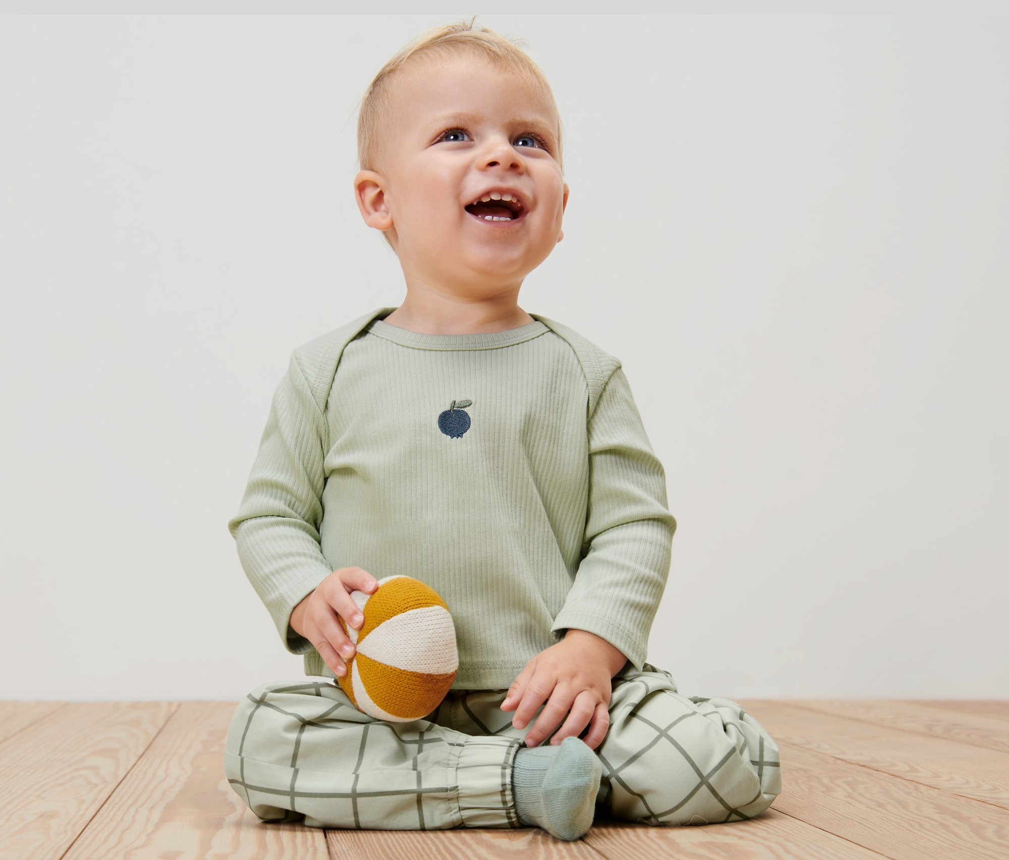 Tchibo - Detské tričká s dlhými rukávmi - pre dámy - veľ. 86/92 - farba: modrá – Obrázok 2