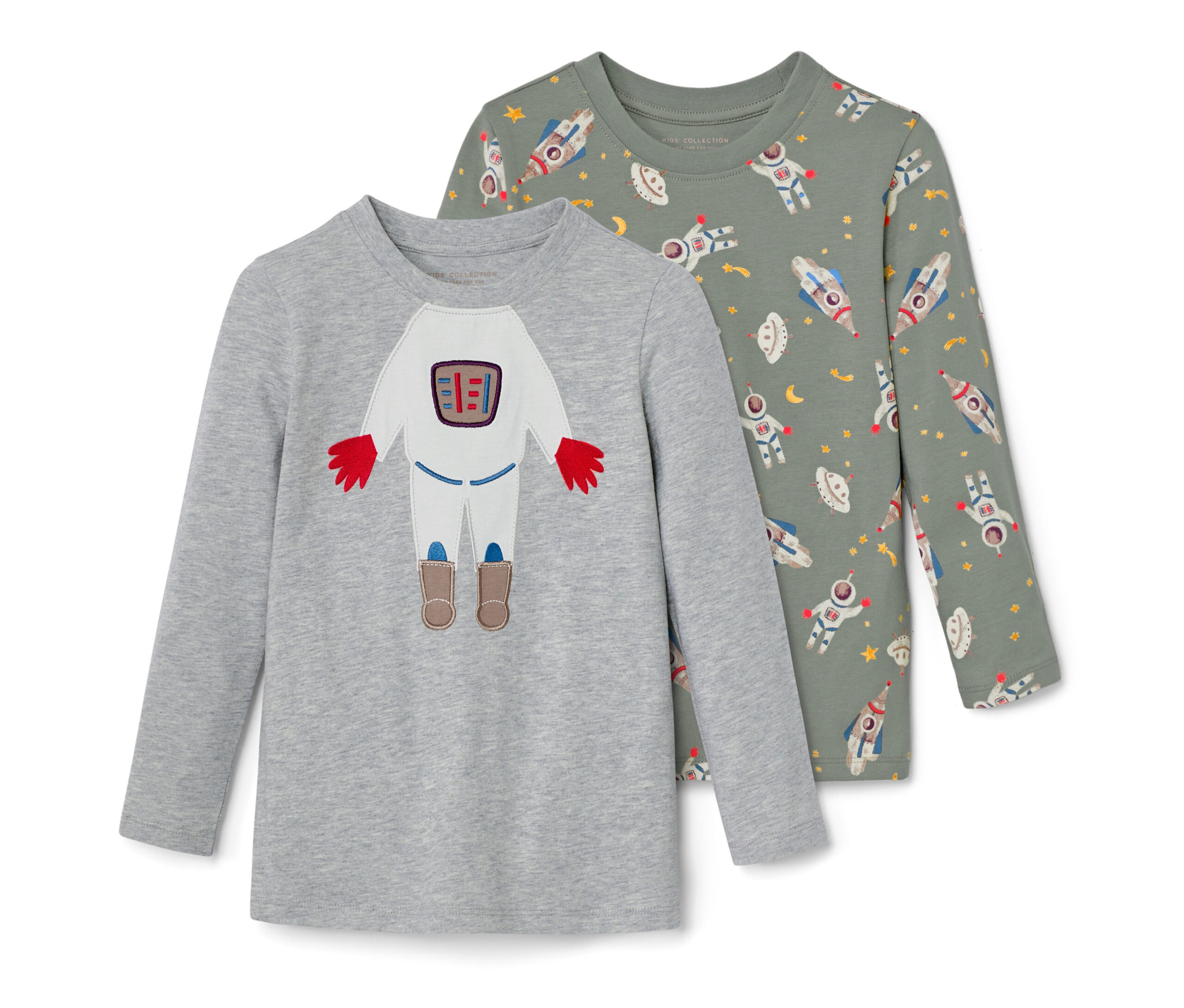 Tchibo - Tričká s dlhým rukávom - pre dámy - veľ. 98/104 - farba: zelená