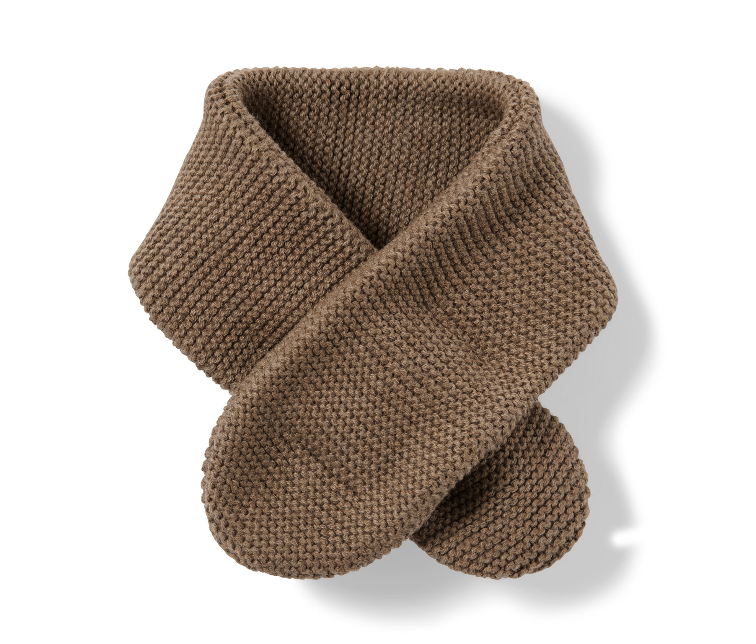 Tchibo - Pletená čiapka a šál - veľ. 49-52 cm - farba: hnedá – Obrázok 2