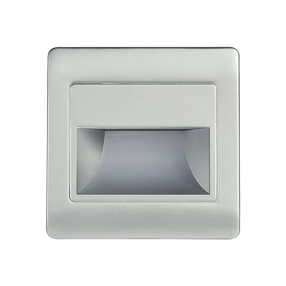 Emithor 70410 STEP LIGHT schodiskové LED svietidlo, 1,5W, 4000K, strieborná