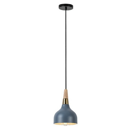 Rabalux 72135 moderný závesný luster Drusilla, sivá, E27, 1x max. 40W